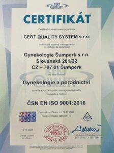 Certifikát ISO